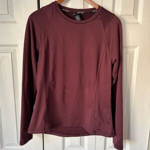 Spyder Active Women's Burgundy Long Sleeve Top Size Medium